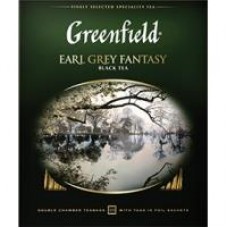 Чай Greenfield Earl Grey Fantasy черный с бергамотом в пакетиках, 100 шт в магазинах Дикси