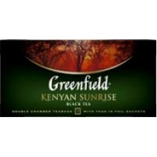 Чай Greenfield Kenyan Sunrise черный в пакетиках, 25 шт в магазинах Дикси
