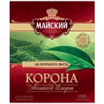 Чай Майский Корона Российской Империи черный листовой, 100 г