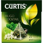 Чай зеленый Curtis Hugo Cocktail, пирамидки, 20х1,8/1,7 г