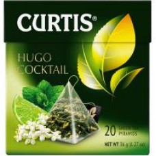 Чай зеленый Curtis Hugo Cocktail, пирамидки, 20х1,8/1,7 г в магазинах Дикси