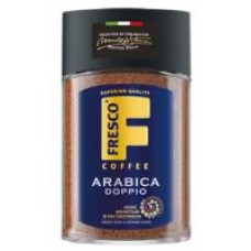 Кофе Fresco Arabica Doppio растворимый сублимированный с добавлением натурального молотого, 100 г в магазинах Дикси