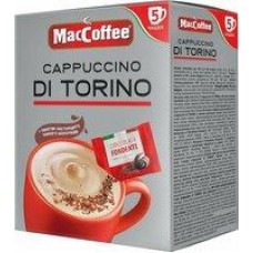 Напиток кофейный MacCoffee Cappuccino di Torino растворимый с шоколадной крошкой в пакетиках, 5 шт в магазинах Дикси