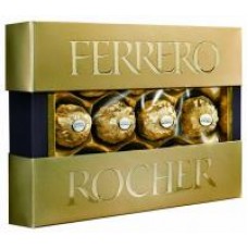 Конфеты Ferrero Rocher с начинкой из крема и лесного ореха, 125 г в магазинах Дикси