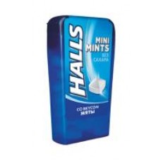 Конфеты Halls Mini Mints со вкусом мяты без сахара, 12,5 г в магазинах Дикси