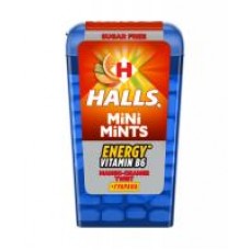 Леденцы Halls Mini Mints Манго и апельсин, без сахара, 12,5 г в магазинах Дикси