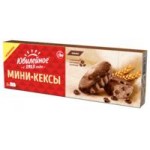 Мини-кексы Юбилейное с какао и кусочками шоколада, 140 г