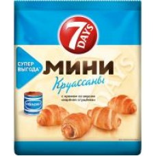 Мини-круассаны 7 Days с кремом Вареная сгущенка, 300 г в магазинах Дикси