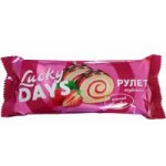 Рулет Lucky Days Клубника, 200 г