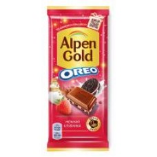 Шоколад Alpen Gold Oreo Нежная клубника, 90 г в магазинах Дикси
