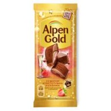 Шоколад молочный Alpen Gold Клубника и игристое вино, 85 г в магазинах Дикси