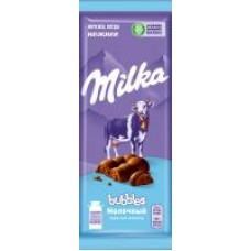 Шоколад Milka Bubbles молочный пористый, 80 г в магазинах Дикси
