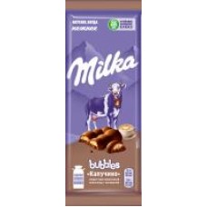 Шоколад Milka Bubbles молочный с капучино, 97 г в магазинах Дикси