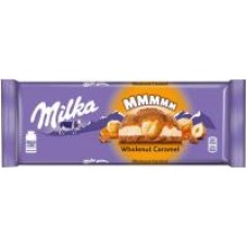 Шоколад Milka молочный с карамелью и фундуком, 300 г в магазинах Дикси