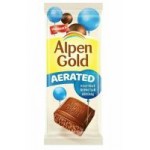 Шоколад молочный Alpen Gold, пористый, 80 г