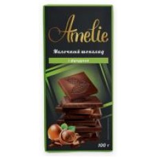 Шоколад молочный Amelie Фундук, 100 г в магазинах Дикси