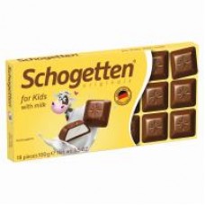 Шоколад молочный Schogetten for Kids с кремовой начинкой, 100 г в магазинах Дикси