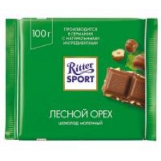 Шоколад Ritter Sport молочный с дробленным лесным орехом, 100 г в магазинах Дикси