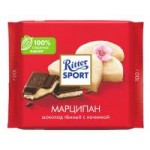 Шоколад Ritter Sport темный с марципаном 51% какао, 100 г Шоколад Ritter Sport темный с марципаном 51% какао, 100 г