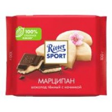 Шоколад Ritter Sport темный с марципаном 51% какао, 100 г в магазинах Дикси