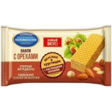 Вафли Коломенское ореховые, 200 г в магазинах Дикси