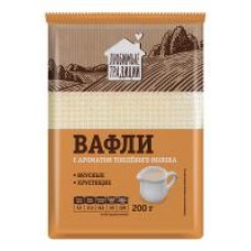 Вафли Любимые традиции с ароматом топленого молока, 200 г в магазинах Дикси