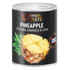 Ананасы Premiere of Taste Кусочки в соке, 425 г в магазинах Дикси