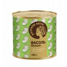 Фасоль белая Круглое лето, 400 г в магазинах Дикси