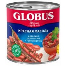 Фасоль Globus красная натуральная, 400 г в магазинах Дикси