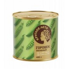 Горошек зеленый Круглое лето, 450 г в магазинах Дикси