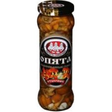 Грибы Скатерть - Самобранка Опята маринованные, 370 мл в магазинах Дикси