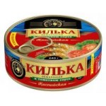 Килька Знак качества Каспийская, обжаренная в томатном соусе, 240 г