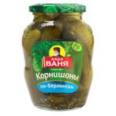 Корнишоны Дядя Ваня По-берлински маринованные, 350 г в магазинах Дикси