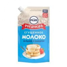 Молоко сгущенное Рогачевъ цельное с сахаром, 8,5%, 650 г в магазинах Дикси