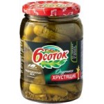 Огурцы 6 Соток маринованные 6-9 см, 720 мл