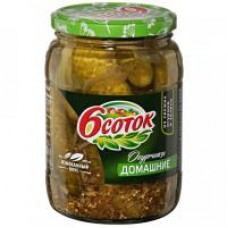 Огурцы 6 Соток Маринованные по-домашнему, 720 мл в магазинах Дикси