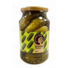 Огурцы Круглое лето соленые бочковые, 900 г в магазинах Дикси