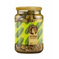 Огурцы маринованные Круглое лето, 680 г /720 мл в магазинах Дикси