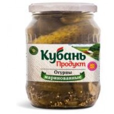 Огурцы маринованные Кубань Продукт, 680 г в магазинах Дикси