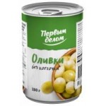 Оливки Первым Делом без косточки, 280 г