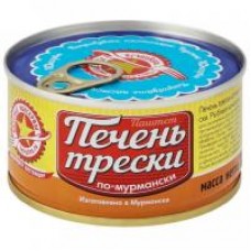Печень трески Вкусные Консервы по-мурмански, 185 г в магазинах Дикси