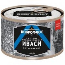 Сардина Доброфлот Иваси тихоокеанская, 245 г в магазинах Дикси