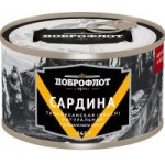 Сардина Доброфлот Иваси тихоокеанская с добавлением масла, 245 г