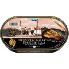 Шпроты Барс копченые в масле ГОСТ, 175 г в магазинах Дикси