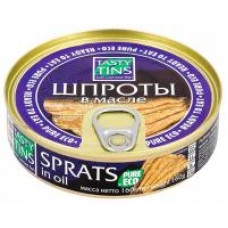 Шпроты Tasty Tins в масле, 160 г в магазинах Дикси