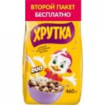 Готовый завтрак Хрутка Duo, шарики, 460 г + 460 г