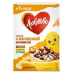 Готовый завтрак Любятово Подушечки с банановой начинкой, 220 г