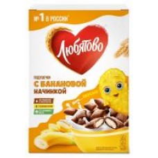 Готовый завтрак Любятово Подушечки с банановой начинкой, 220 г в магазинах Дикси