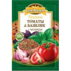Приправа «Индана» Томаты & базилик c чесноком, 15 г в магазинах Дикси