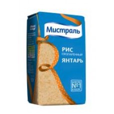 Рис Мистраль Янтарь длинный пропаренный, 900 г в магазинах Дикси